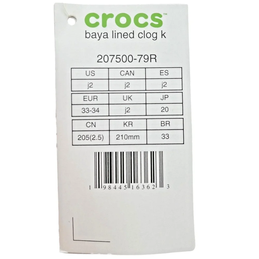 CROCS new tags